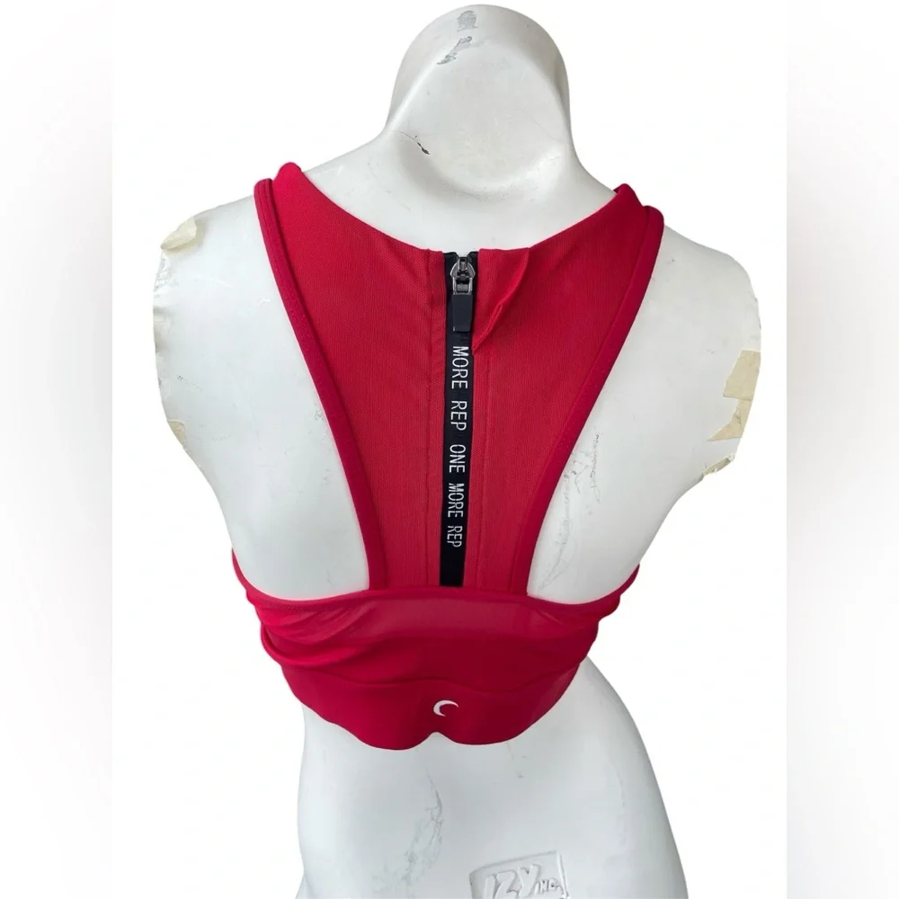 Vibrant Red Sports Bra